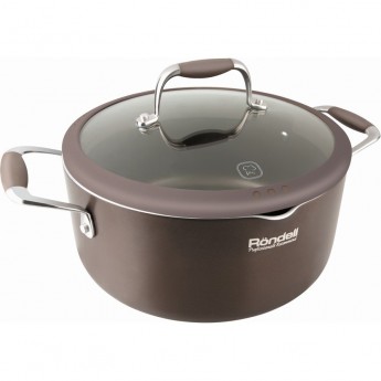Кастрюля с крышкой RONDELL MOCCO 26 см 5,5 л Кастрюля с крышкой RONDELL MOCCO 26 см 5,5 л